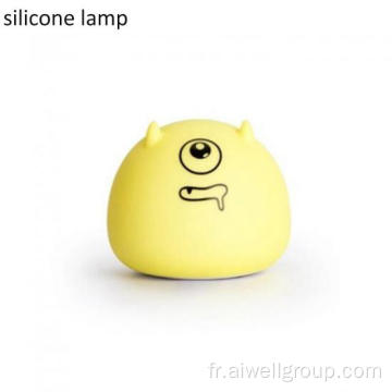 Lampe de nuit en silicone de dessin animé USB conduit lampe en silicone